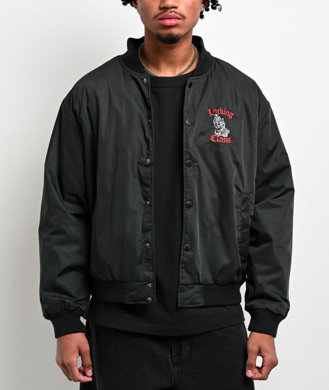 Lurking Class by Sketchy Tank Barbed Black Sherpa Zip Hoodie | Zumiez