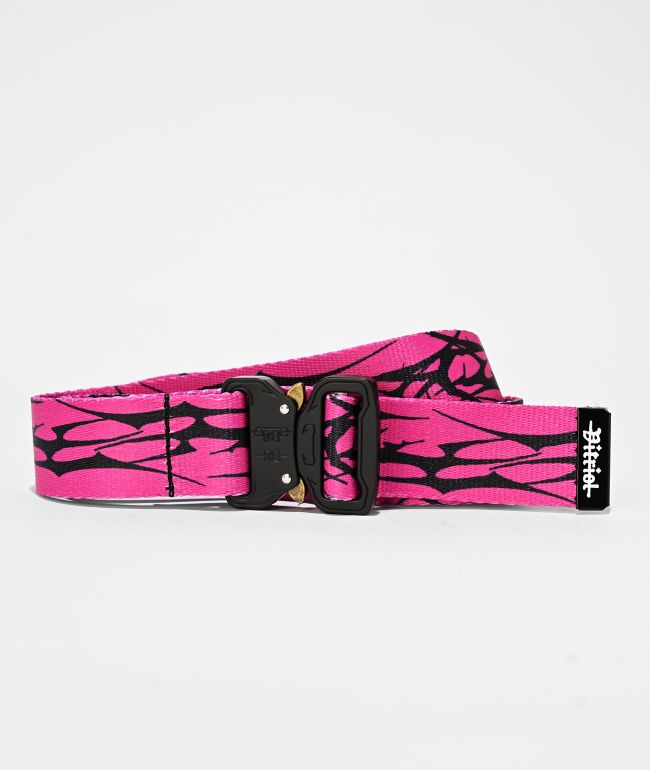 Vitriol Merrick Pink Web Belt - Vitriol
