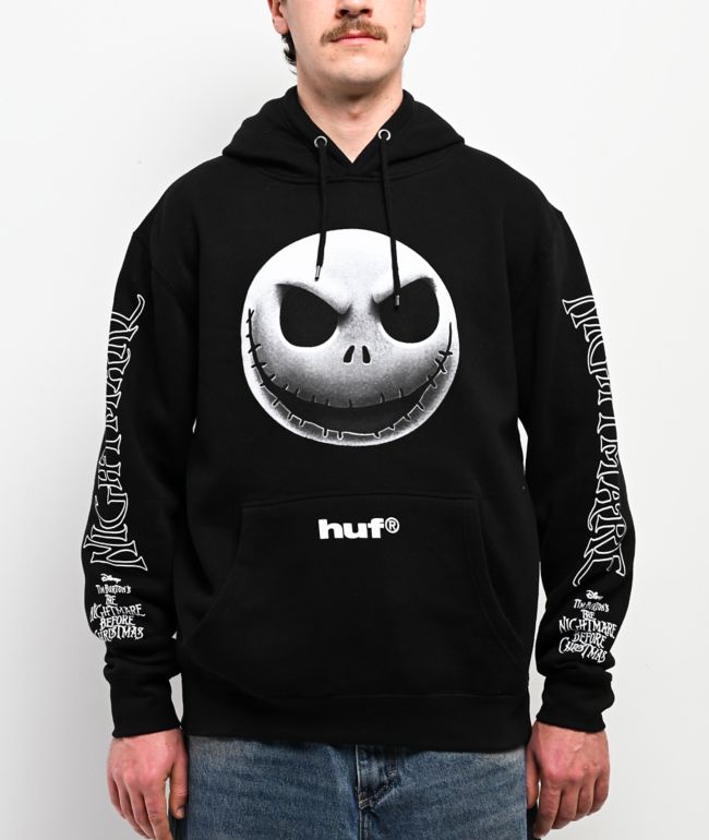 HUF x Disney Jack Skellington Black Hoodie - HUF