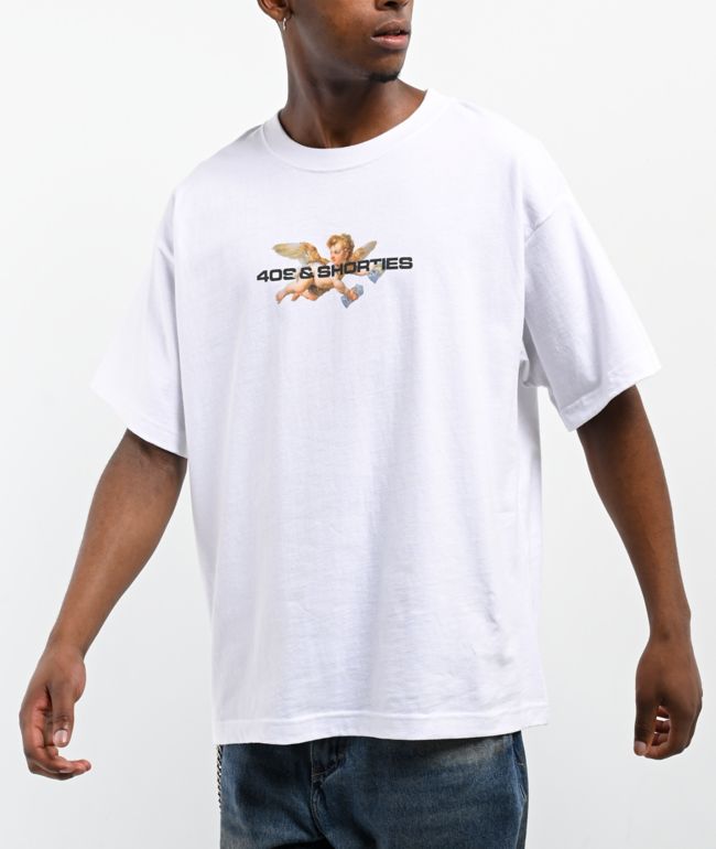 40s & Shorties Heavenly Bands White T-Shirt - 40s & Shorties