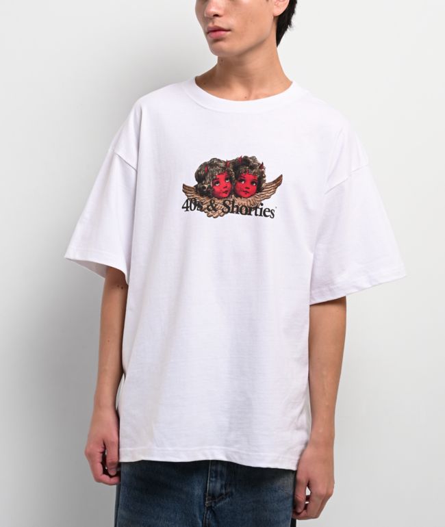 40s & Shorties Bad & Good White T-Shirt - 40s & Shorties