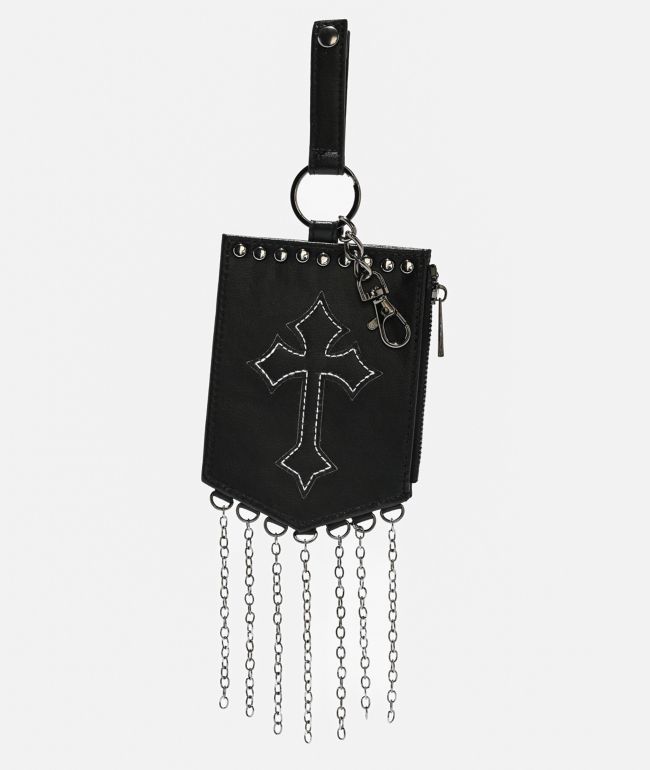 Ninth Hall Chain Black Mini Wallet - Ninth Hall