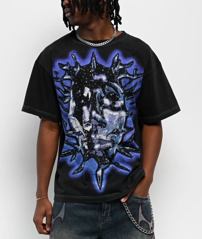 8THWNDR Cyberheaven Black T-Shirt | Zumiez