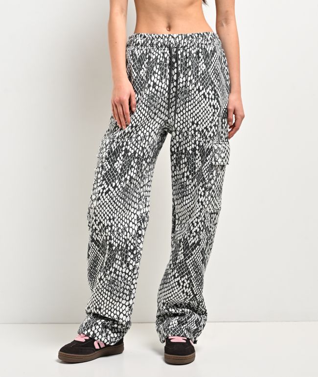 Ninth Hall Fundamentals Koa Snake Brown Cargo Sweatpants - Ninth Hall Fundamentals