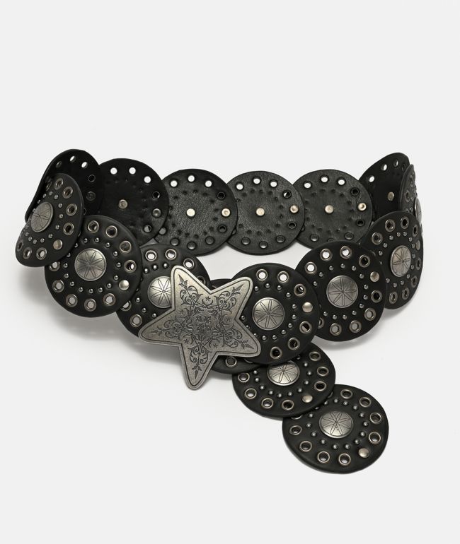 Ninth Hall Soleil Disc Western Black Belt - Ninth Hall