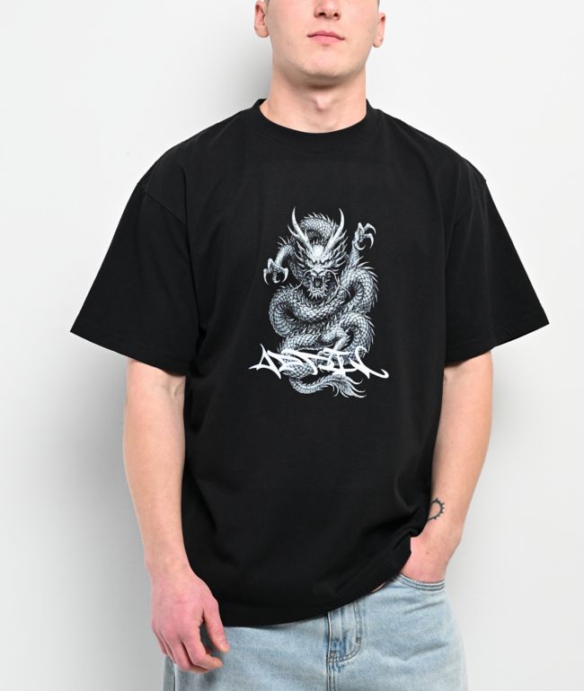 April Fantasy Black Boxy T-Shirt - April Skateboards
