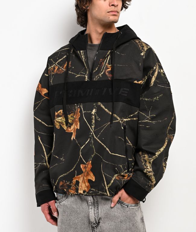Primitive Night Owl Black Camo Anorak Jacket - Primitive