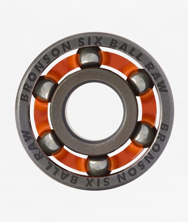 Bronson 6-Ball Raw Skateboard Bearings - Bronson Speed Co.