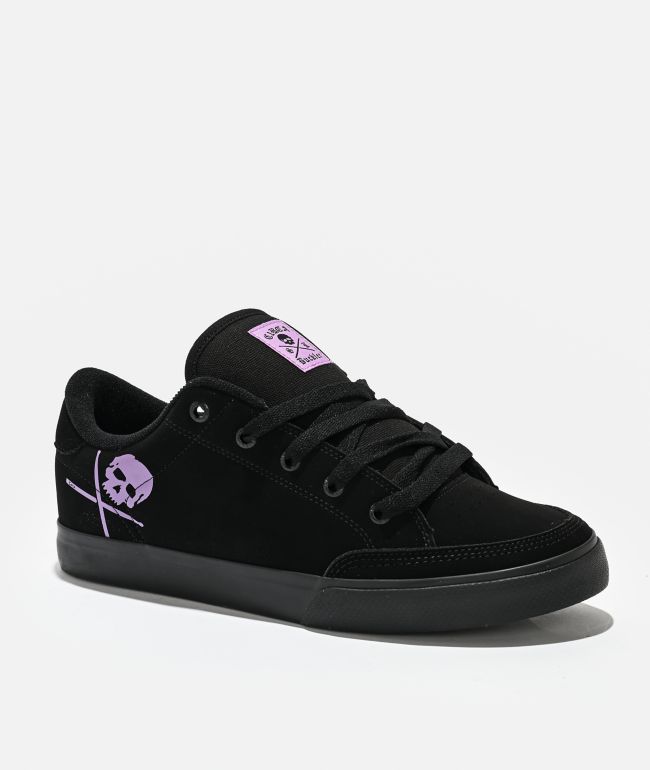 Circa Buckler Black & Lilac Skate Shoes - Circa
