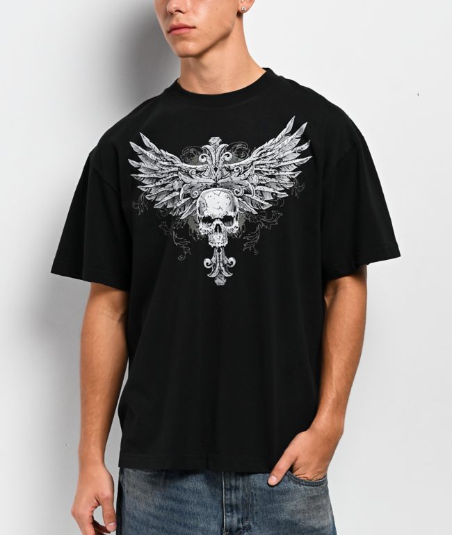 Sheisty Gravestone Black T-Shirt - $hei$ty