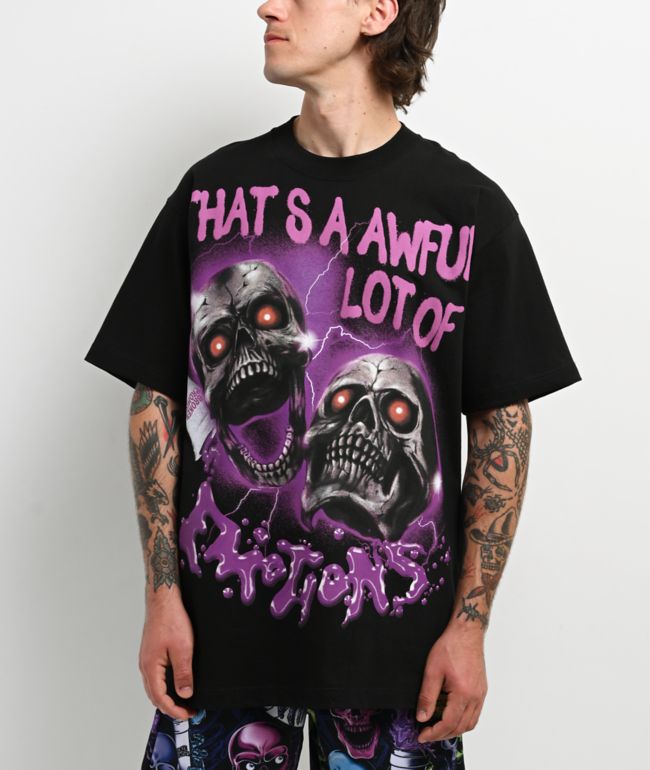$AD BOYZ by Junior H Mary Prayer Black T-Shirt