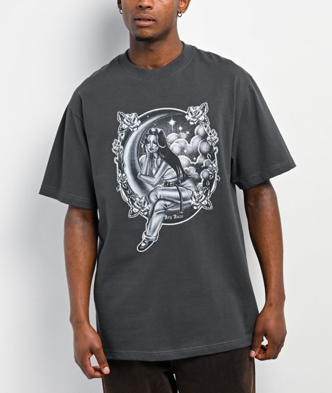 Hey Ruca Over The Moon Charcoal T-Shirt - Hey Ruca