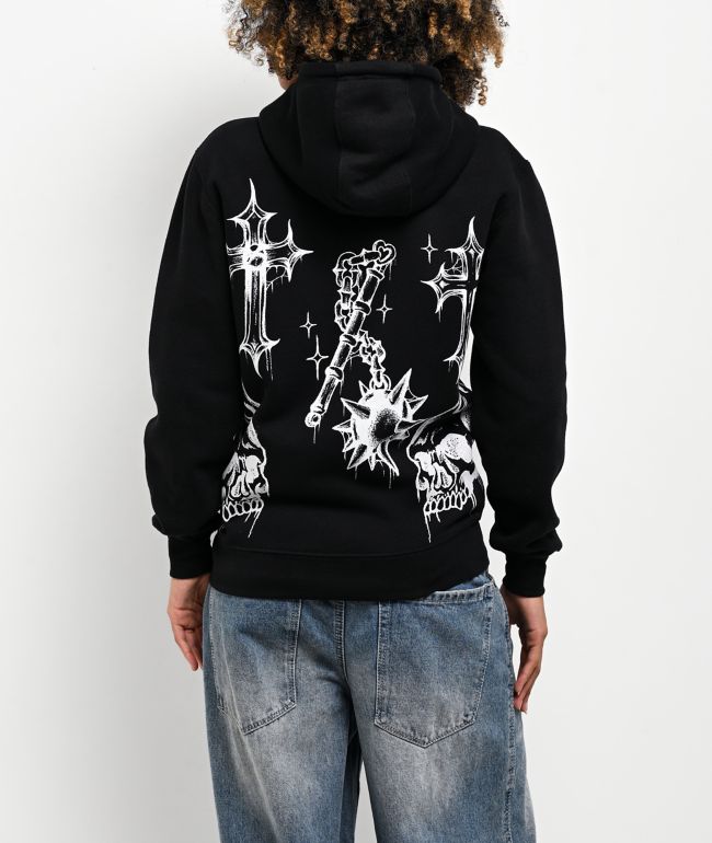 Empyre Pencil Flash Black Zip Hoodie - Empyre