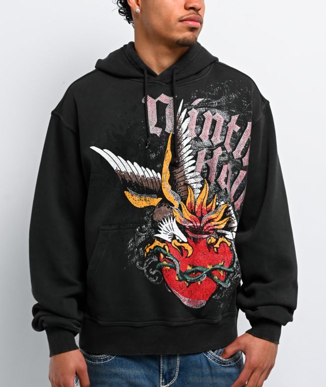 Ninth Hall Sacred Feathers Black Hoodie - Ninth Hall