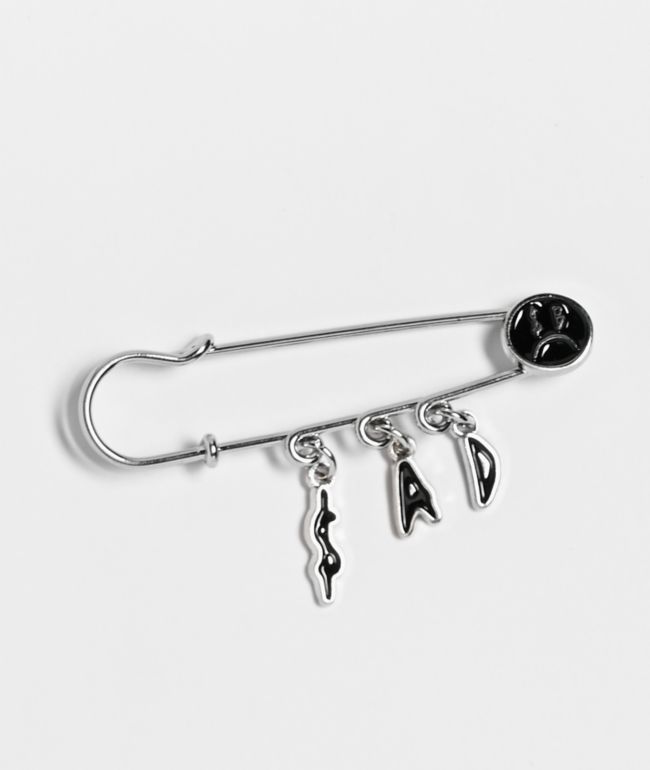 $AD BOYZ by Junior H Safety Pin Charm - SAD BOYZ
