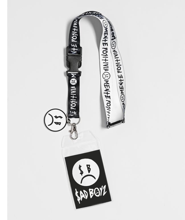 $AD BOYZ by Junior H Black Lanyard - SAD BOYZ
