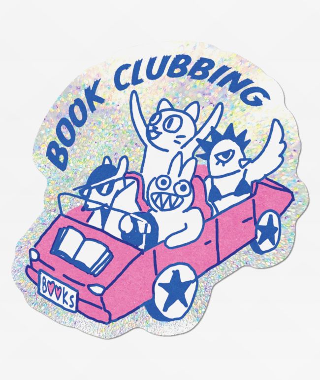 Apply Book Clubbing Sticker - Apply Stickers