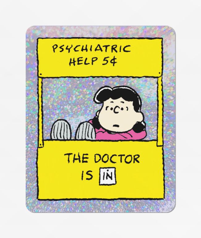 Apply x Peanuts The Doctor Is In Sticker - Apply Stickers