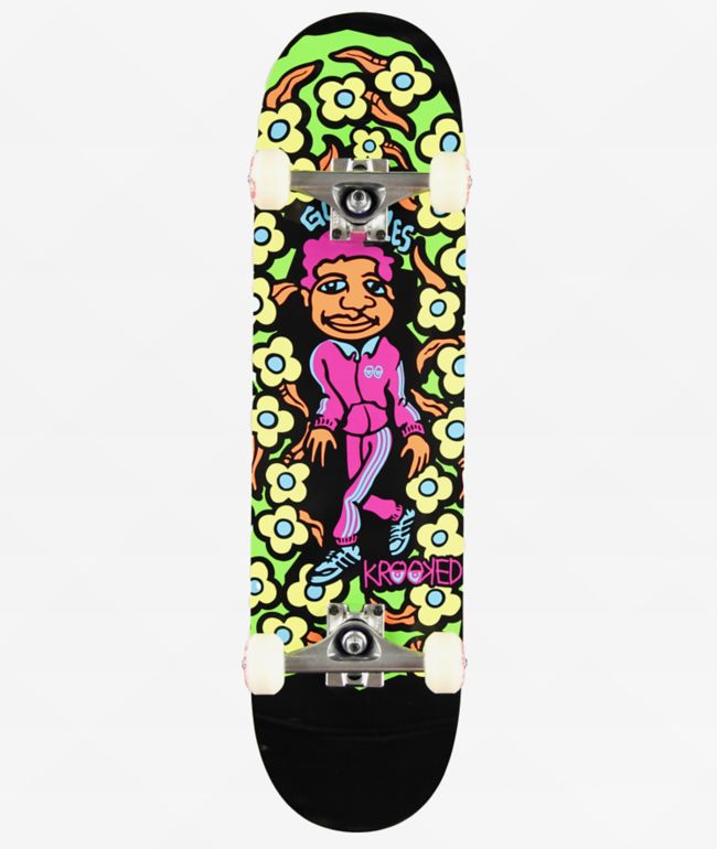 Krooked Gonz Sweatpants 8.06" DLX Skateboard Complete - Krooked Skateboards