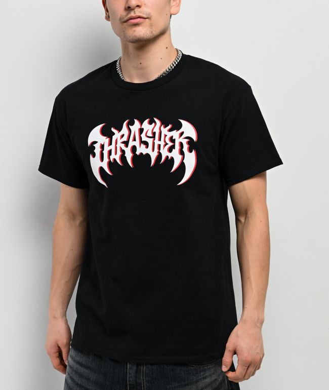 Camiseta Thrasher Flame (Dark Heather) Para Homem | Xtreme BR