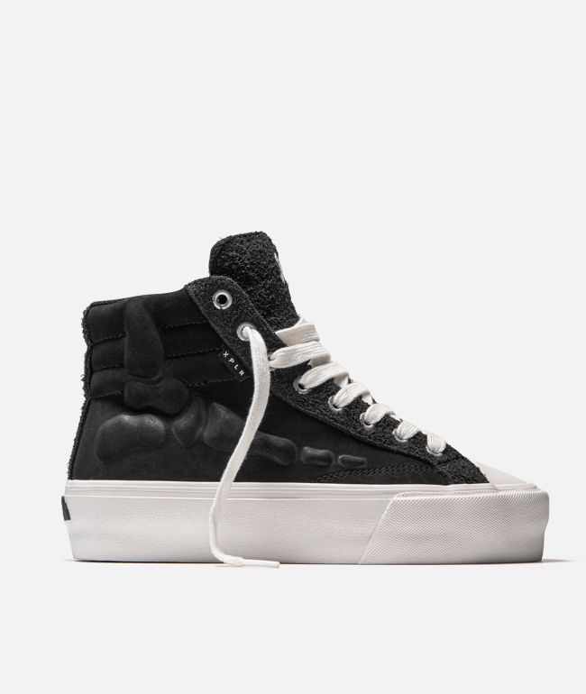 Straye x XPLR Venice Stomper Bones Black & White Shoes - Straye