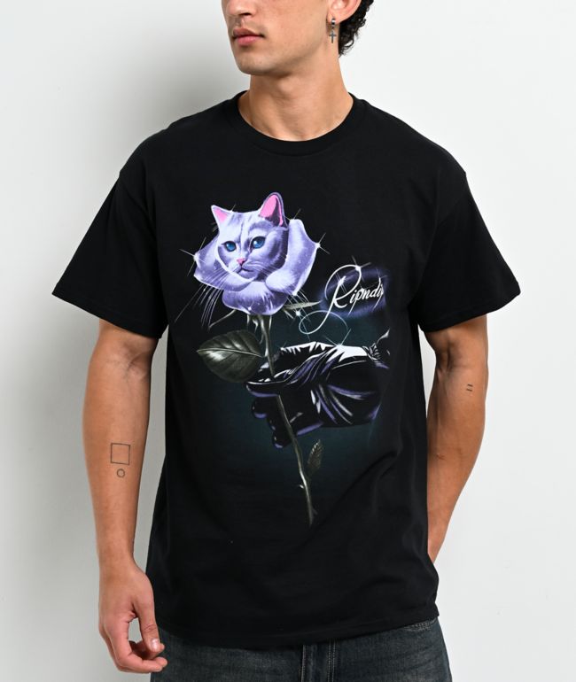 RIPNDIP Rose Black T-Shirt - RIPNDIP