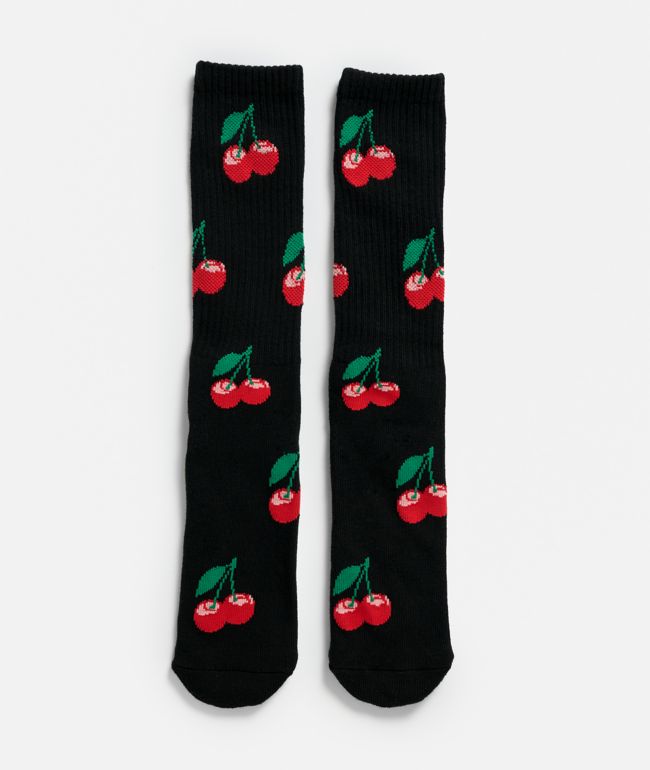 HUF Cherry Bomb Black Crew Socks - HUF