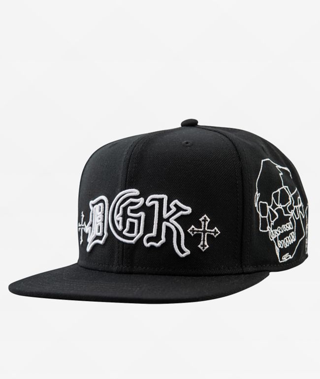 DGK Vault Black Snapback Hat - DGK