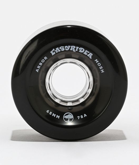 Arbor Mosh Easyrider 65mm 78a Black Cruiser Skateboard Wheels - Arbor Collective