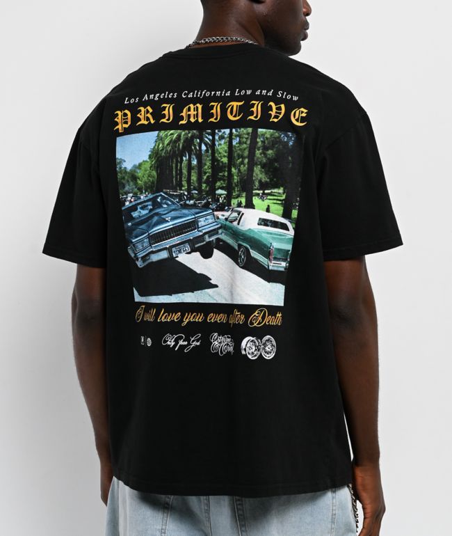 Primitive x Estevan Oriol Bounce Black Boxy T-Shirt | Zumiez