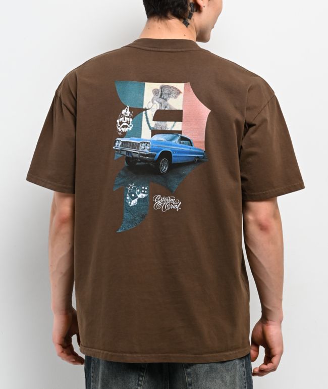 Primitive x Estevan Oriol Dirty P Brown T-Shirt - Primitive