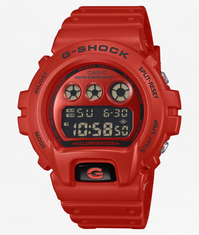G-Shock DW6900TR-4 Red & Black Digital Watch | Zumiez