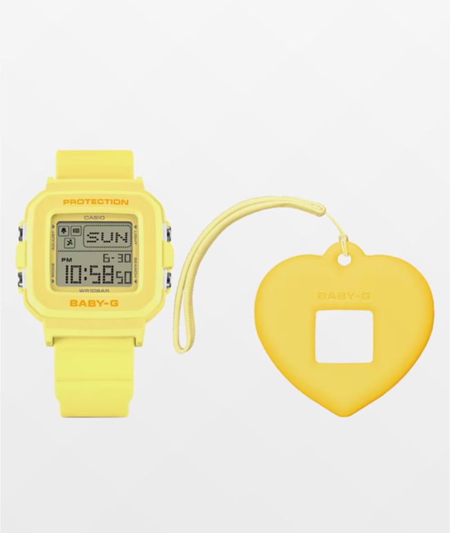 G-Shock Baby-G BG169CH-9 Yellow Digital Watch | Zumiez