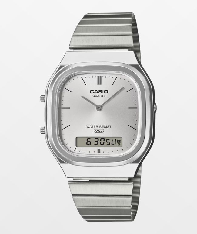 Casio AQ240E-7ACF White & Silver Analog Watch - Casio