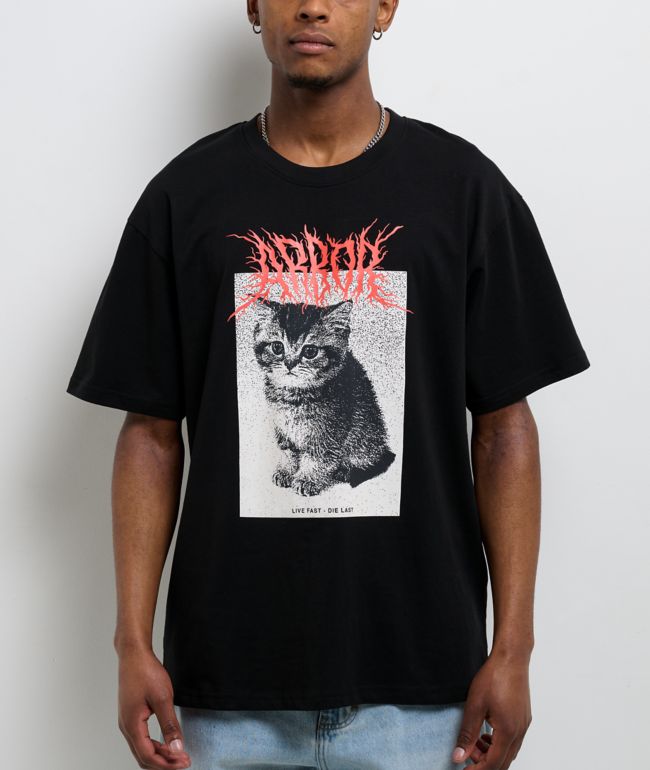 Arbor Kitten Black T-Shirt - Arbor Collective
