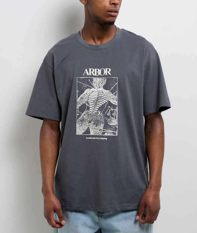 Arbor Anatomy Grey T-Shirt - Arbor Collective