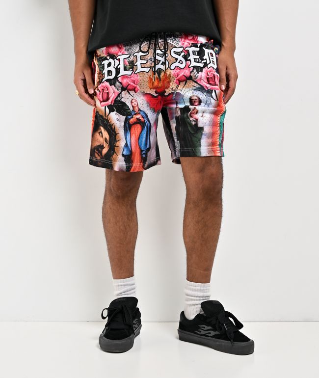 DGK Shrine White Mesh Shorts - DGK