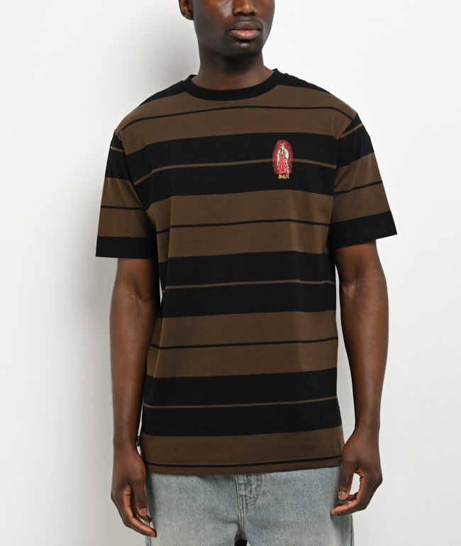 DGK Glory Black & Chocolate Knit T-Shirt - DGK