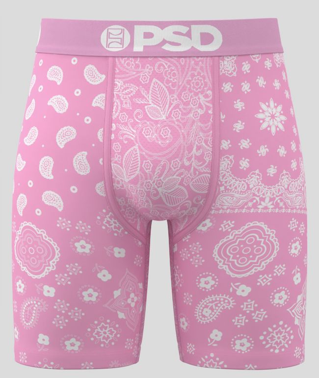 PSD Hype Bandana Pink Boxer Briefs - PSD Underwear