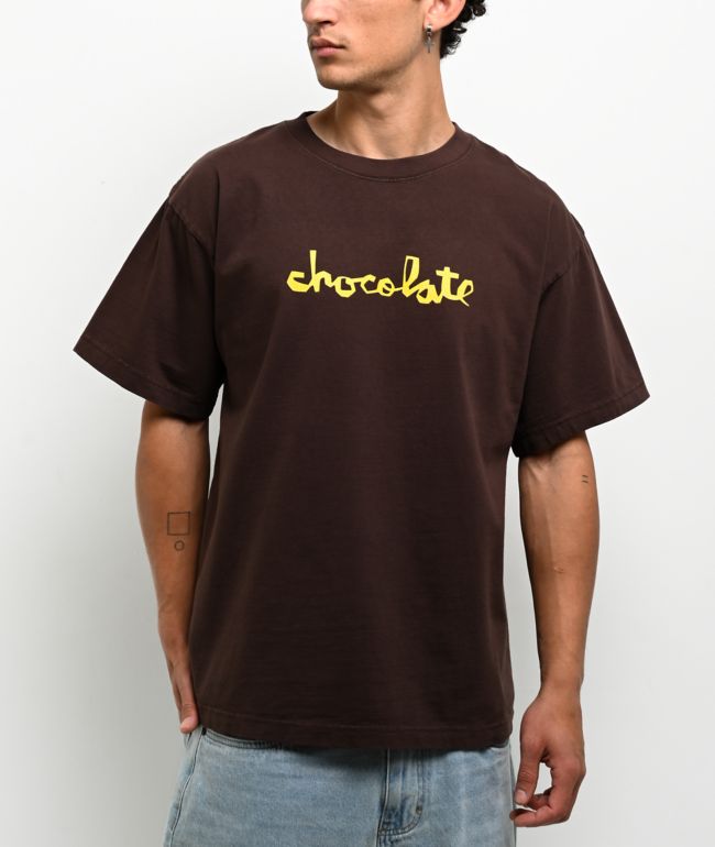 Chocolate Chunk OG Brown T-Shirt - Chocolate Skateboards