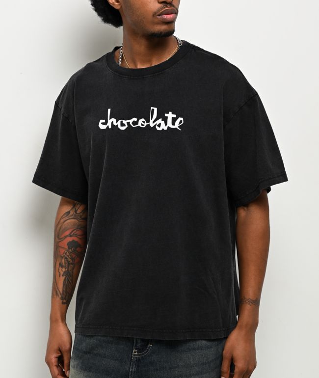 Chocolate Chunk OG Black T-Shirt - Chocolate Skateboards
