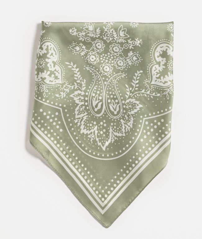 Paisley Green Bandana - IGOU