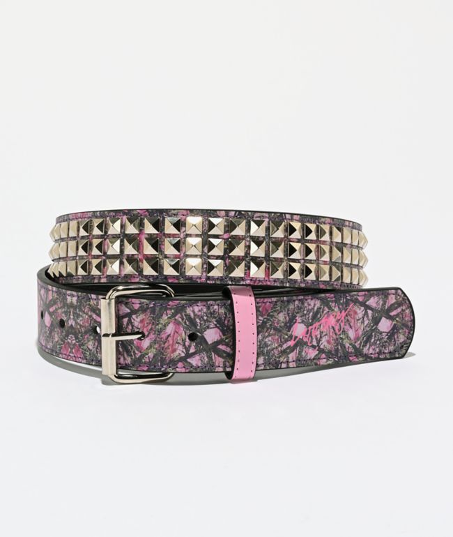 Loosey Stud Camo & Orange Belt | Zumiez