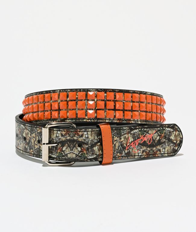 Loosey Stud Camo & Orange Belt - Loosey