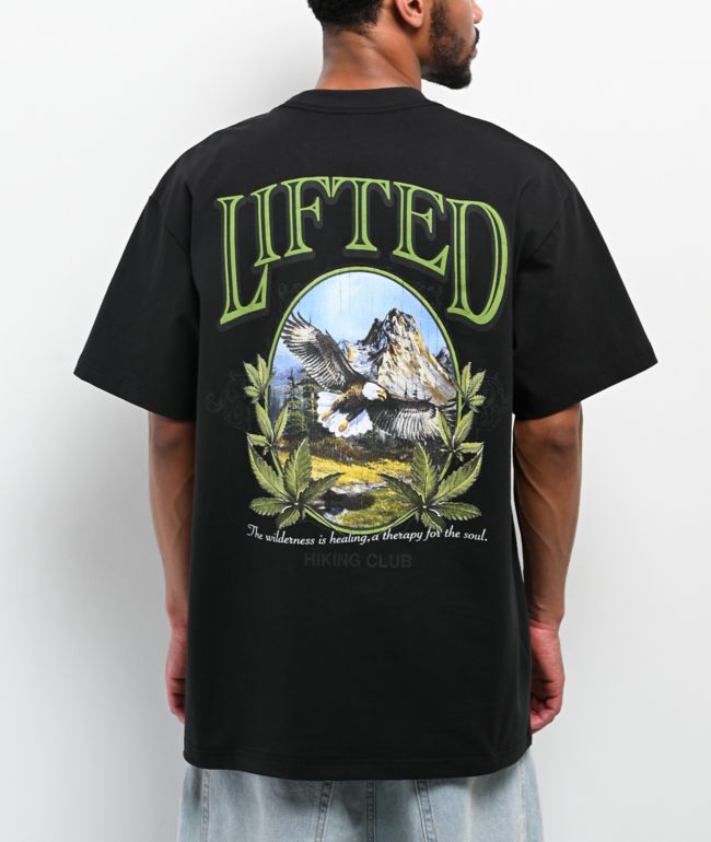 LRG Wilderness Hiking Club Black T-Shirt - LRG
