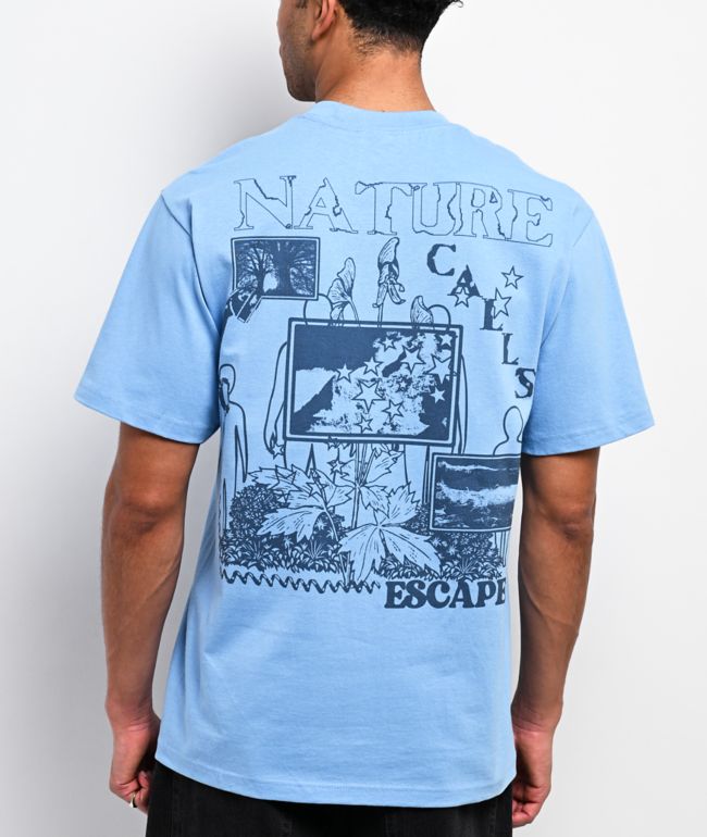 Dravus Nature Call Light Blue T-Shirt - Dravus
