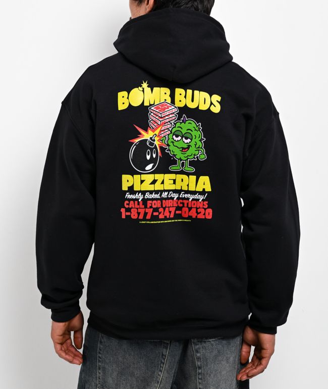 The High & Mighty x Adam Bomb Buds Black Zip Hoodie - The High & Mighty