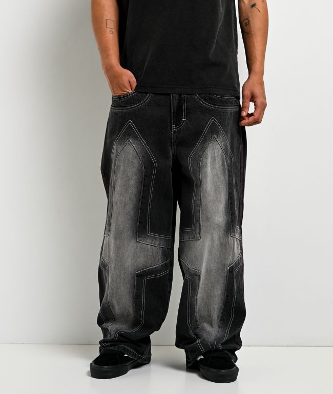 Vitriol Void Dungeon Ultra Wide Jeans - Vitriol