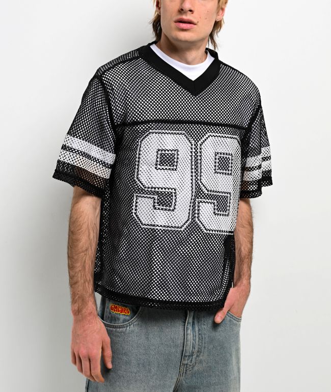 Empyre Warm Up Black Crop Football Jersey - Empyre