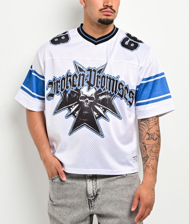 True Religion Rugby Navy, White & Sapphire Relaxed Polo Shirt | Zumiez